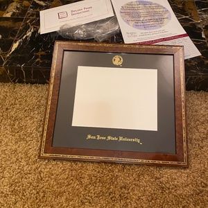 DIPLOMA FRAME SAN JOSE STATE UNIVERSITY DIPLOMA GOLD EMBOSSED FRAMING SUCCESS